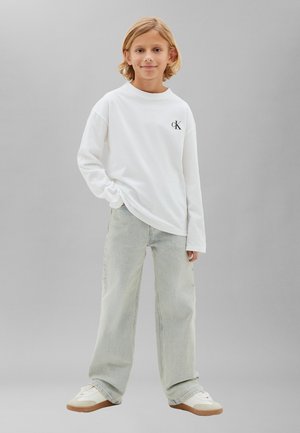 Calvin Klein Jeans, 2 PACK MONOGRAM - Bluză cu mânecă lungă - brightwhite/black