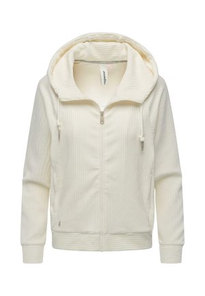 Sweater met rits - ivory