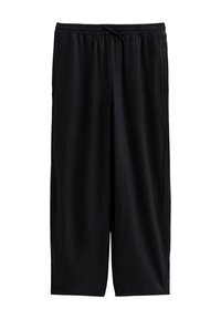 RELAXED WIDE LEG - Pantalon classique - black