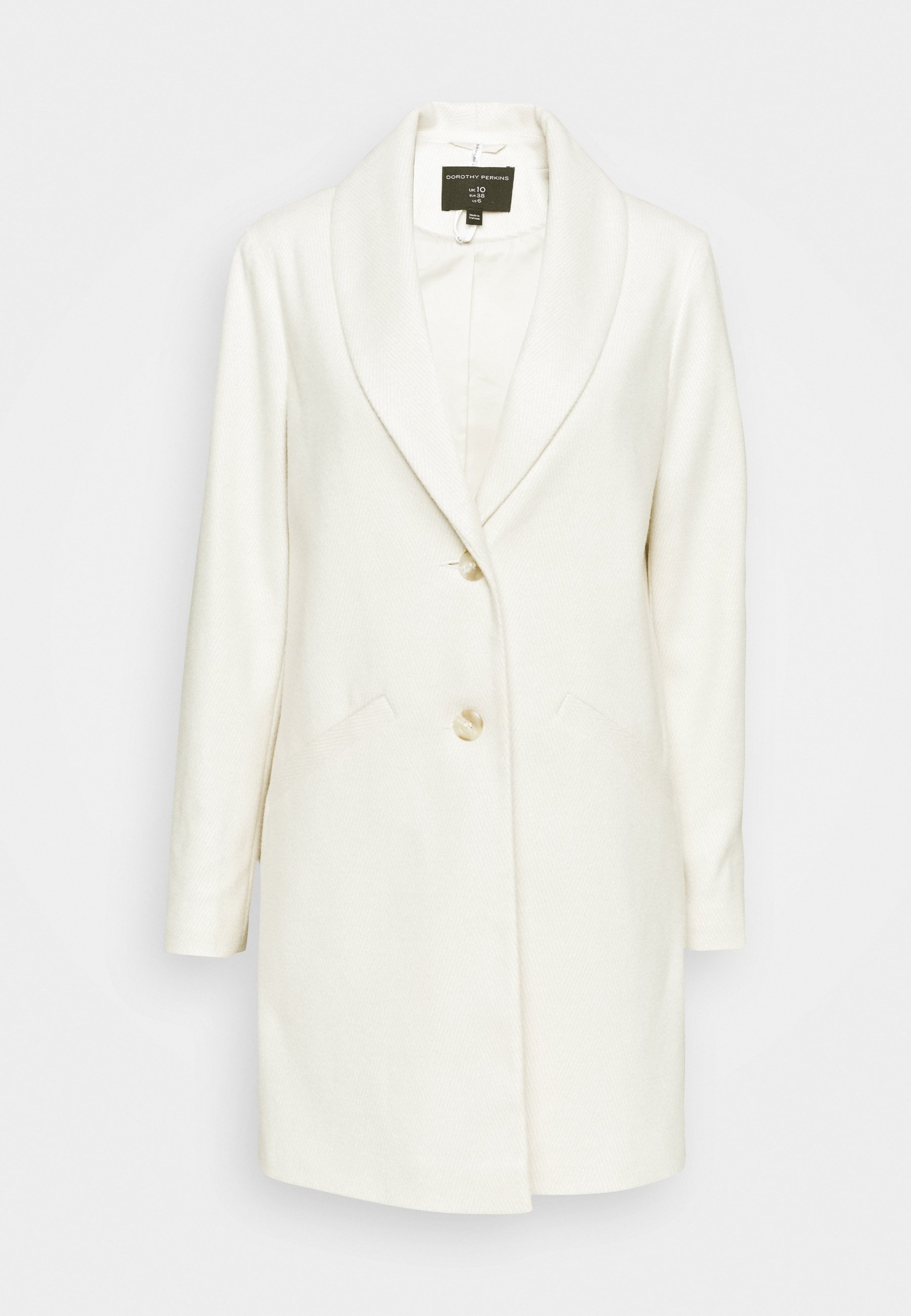 Dorothy perkins white coat Clearance