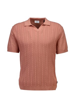 V NECK - T-shirt basic - rose