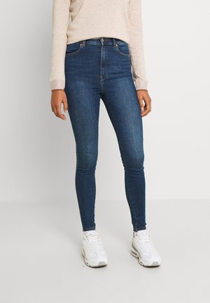 Skinny-Farkut - dark-blue denim