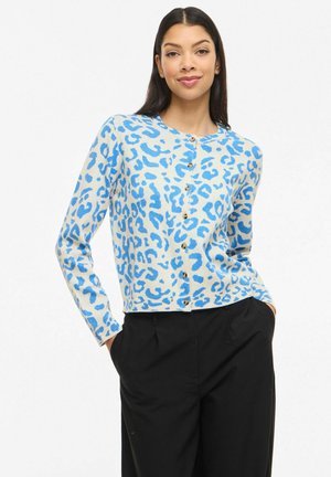 STRICK MAYAS JACQUARD - Gilet - super light natural melan