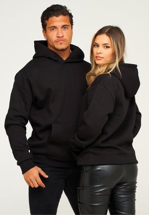 OVERSIZE HOODIE SWEATSHIRT ORCOLAC - Kapuzenpullover - black