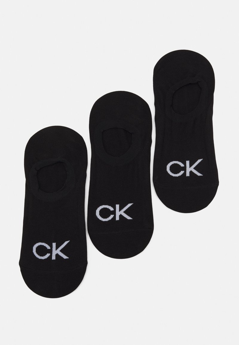 Calvin Klein Underwear FOOTIE HIGH CUT LOGO - Enkelsokken - black