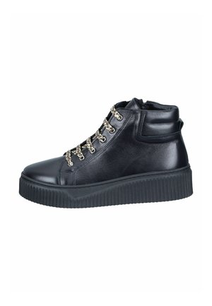 Platform ankle boots - schwarz