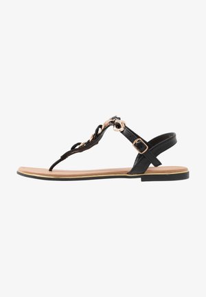 Anna Field, Sandaler m/ tåsplit - black