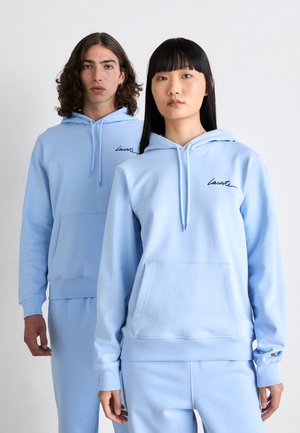 UNISEX - Felpa con cappuccio - light blue