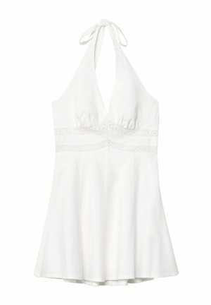 Stradivarius HALTER - Freizeitkleid - beige