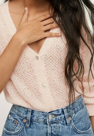 Strickjacke - stone