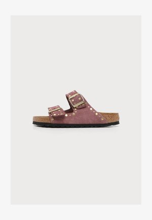 Birkenstock, ARIZONA RIVET, bordowy melanż