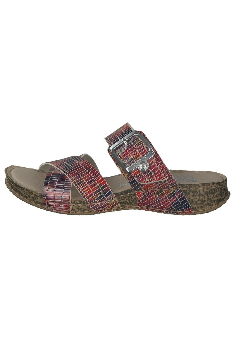 Rieker Riemensandalette - rot multi
