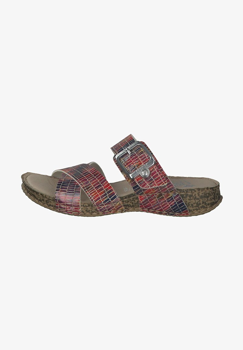 Rieker Riemensandalette - rot multi