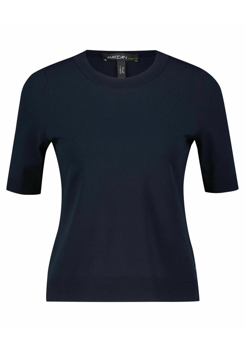 Marc Cain T-shirt basic donkerblauw