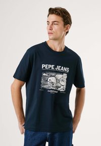 Pepe Jeans - THOMAS - T-shirt imprimé - dulwich blue Image miniature 1