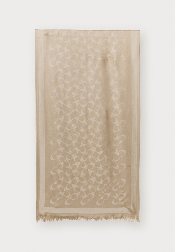 BIAS SIGNATURE C OBLONG - Scarf - sand