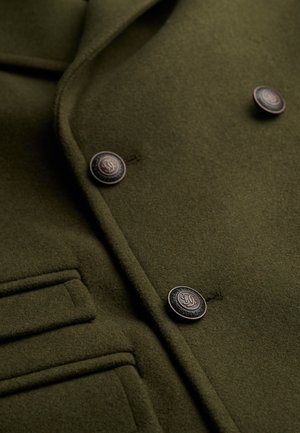 Superdry & Co THE MERCHANT STORE LONG - Mantel - olive night green
