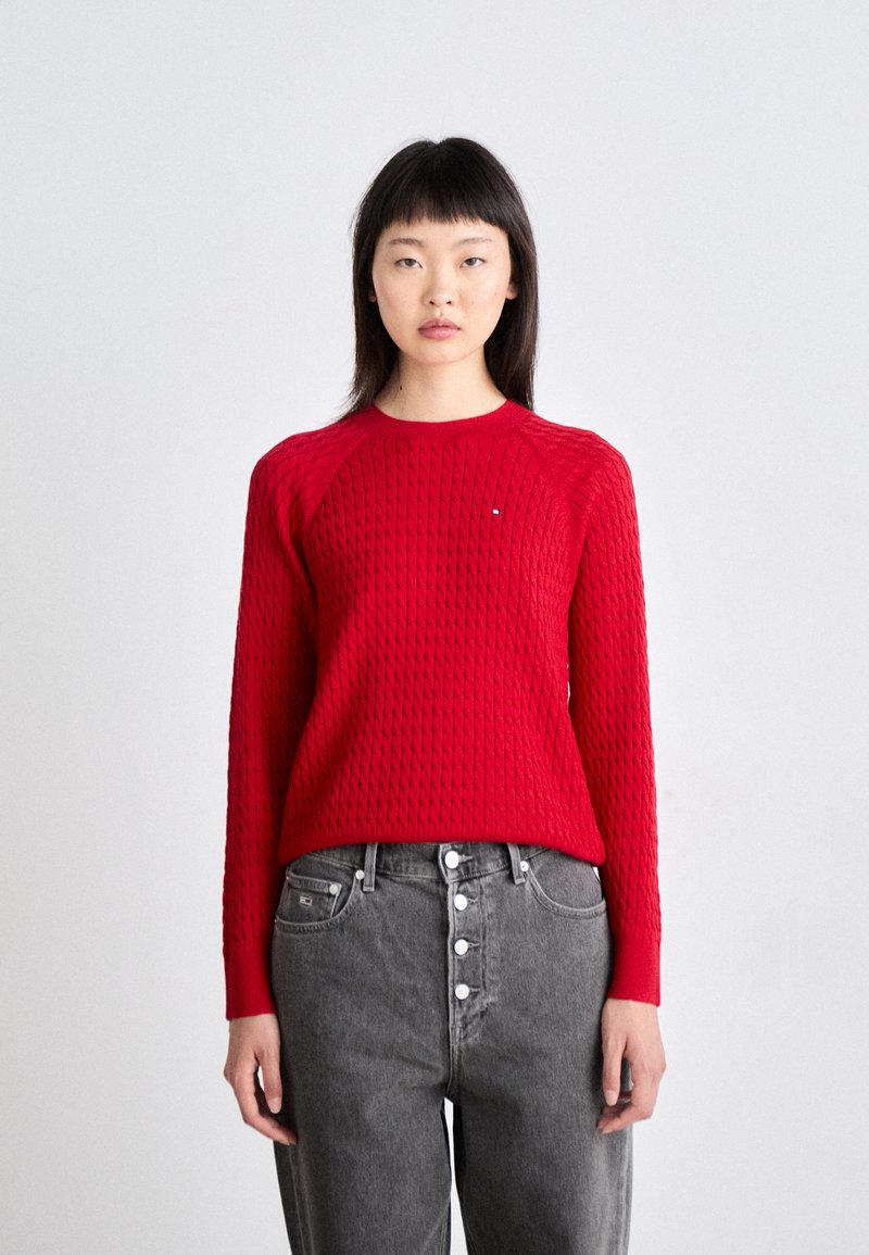 Tommy Hilfiger CABLE - Maglione - primary red