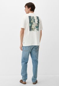 s.Oliver T-Shirt print - weiß