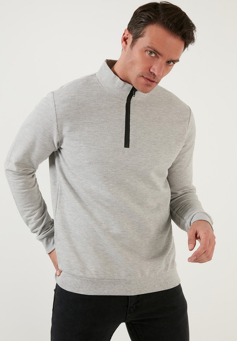 Buratti REGULAR FIT - Melegítőfelső - grey melange