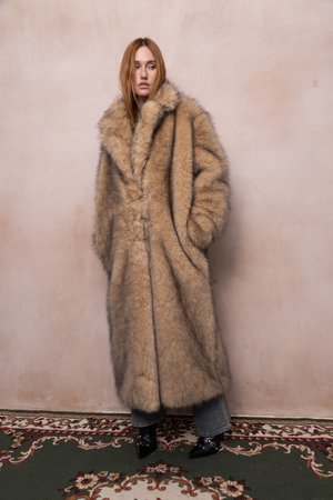 TARA COAT - Vinterkåpe / -frakk - beige