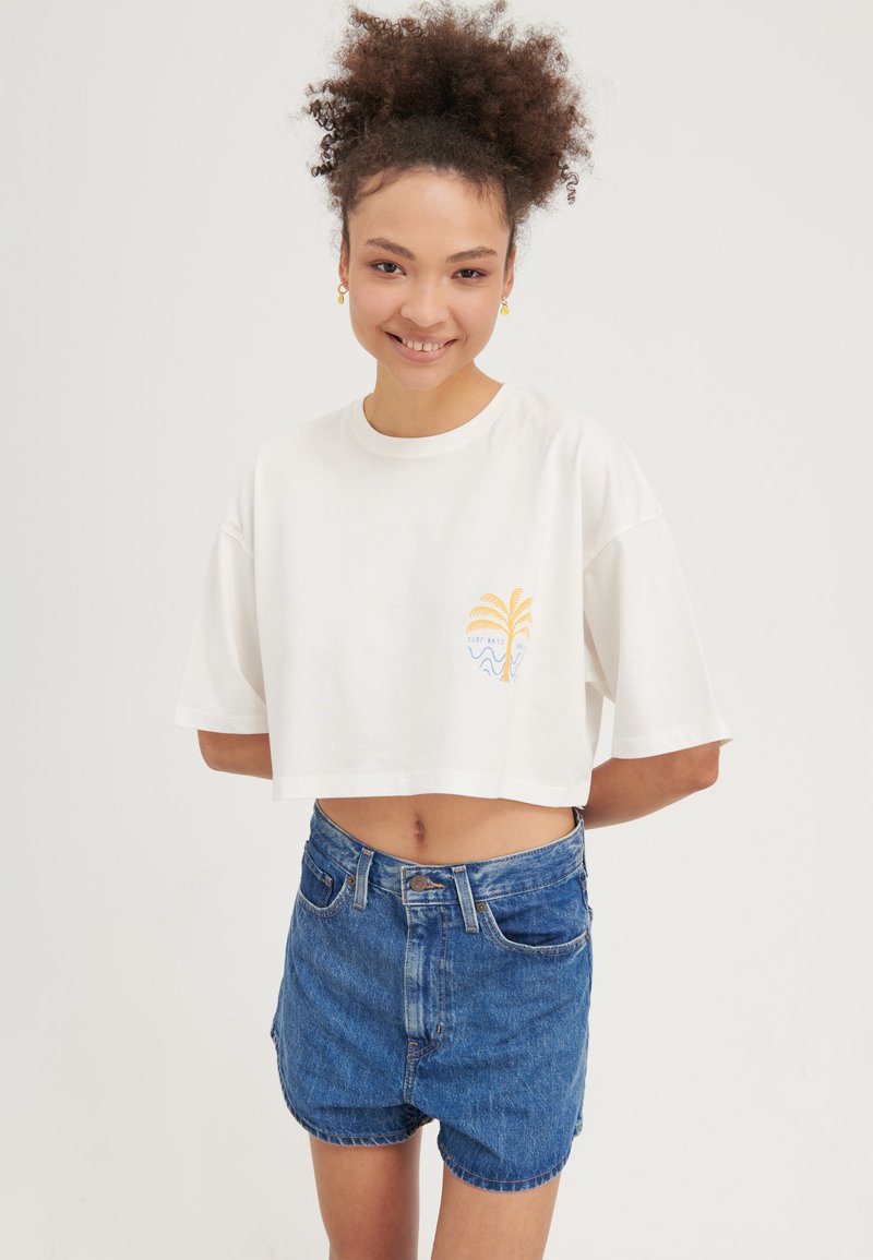 Even&Odd T-shirt con stampa - off-white