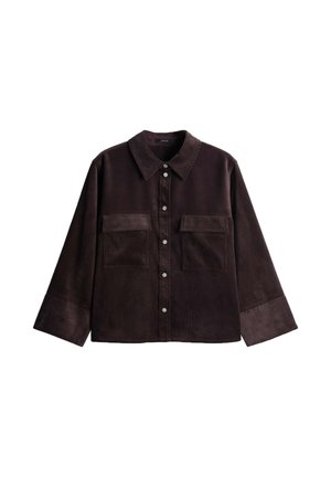 OPUS, RELAXED FIT RIB TEXTURE - Camicia - affogato