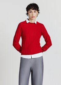Calliope Strickpullover - rosso medio