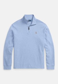 ESTATE-RIB QUARTER-ZIP PULLOVER - Džemperis - isle heather