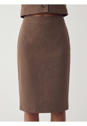 Opal Studio, OPAL STUDIO BILLIE SKIRT - Пола тип молив - brown