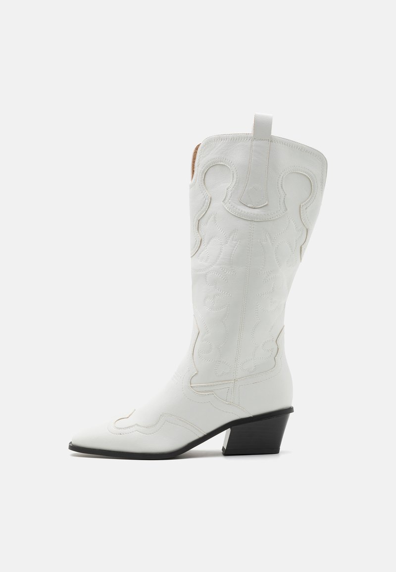 RAID NOUR - Kovbojské/motorkářské kozačky - off white