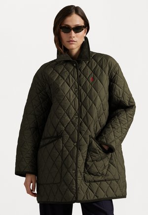 QUILTED BARN JACKET - Winter coat - ranger green