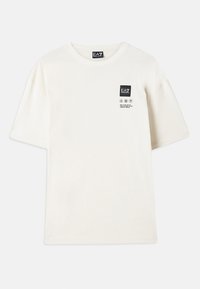 TRAIN LOGO OVERSIZE TEE - T-Shirt print - vanilla ice