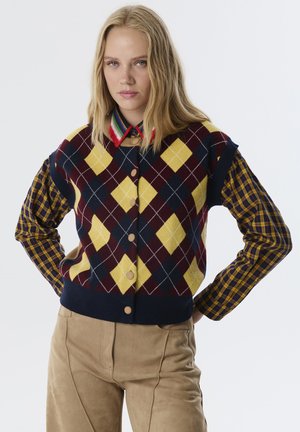 ARGYLE PATTERN - Bodywarmer - bordeaux