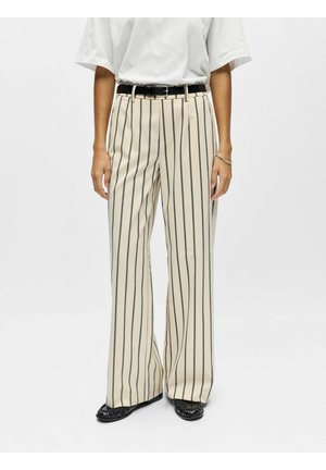 OBJLISA WIDE NOOS - Pantalon classique - sandshell