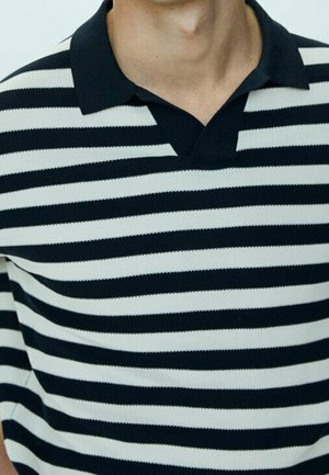 Massimo Dutti, Polo - blue-black denim
