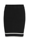 VIBLAIR SKIRT - Minissaia - black/snow white