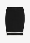 VIBLAIR SKIRT - Minissaia - black/snow white