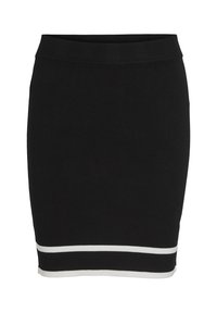 VIBLAIR SKIRT - Minisukně - black/snow white