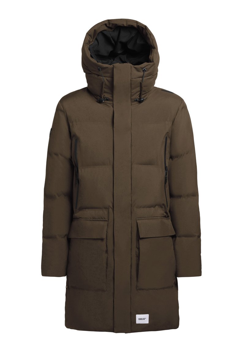 khujo Wintermantel olijfgroen