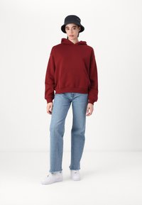 Gina Tricot BASIC ORIGINAL HOODIE - Sweatshirt - dark red