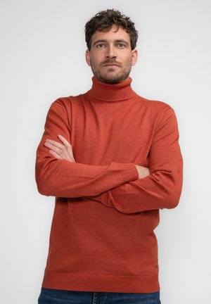 Strickpullover - warm chili