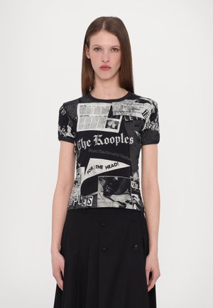 The Kooples T-Shirt print - black washed