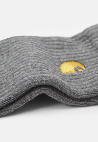 Carhartt WIP CHASE SOCKS UNISEX - Strømper - dark grey heather/gold-coloured