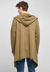 Urban Classics LONG HOODED OPEN EDGE CARDIGAN - Strickjacke - tiniolive
