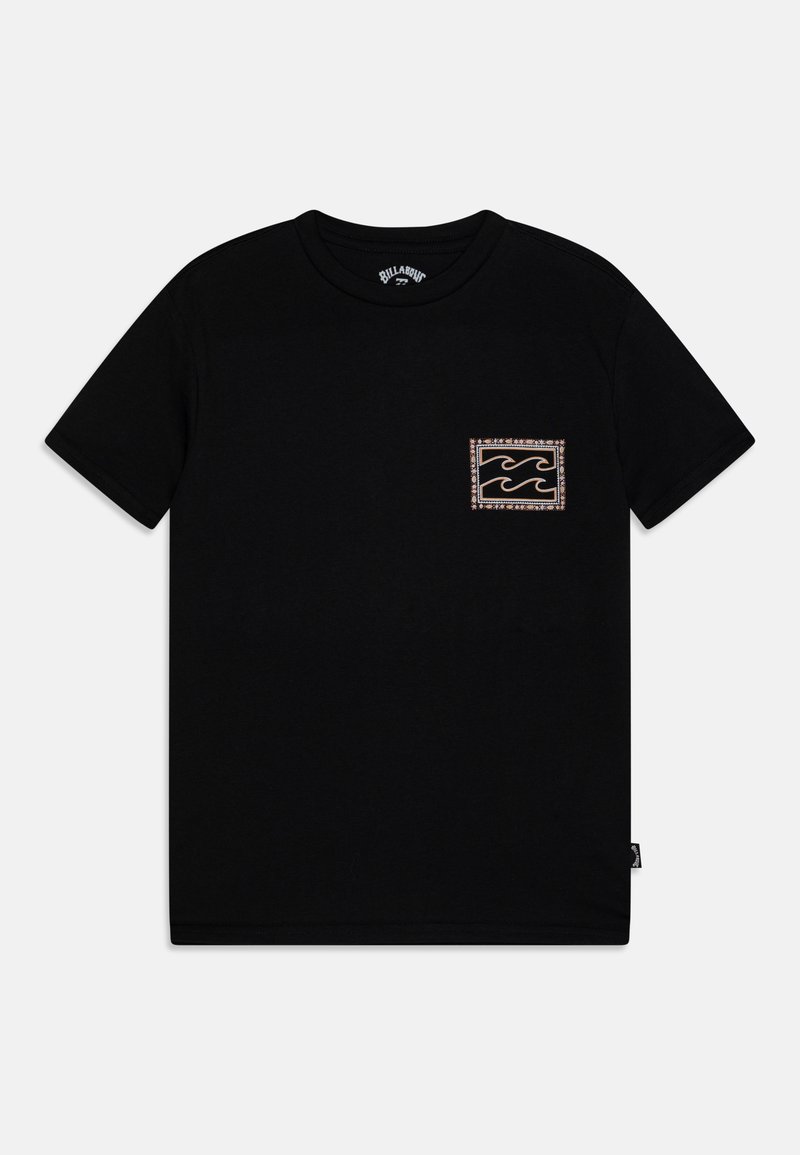 Billabong CRAYON WAVE TEES - T-shirt imprimé - black