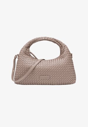 Les Visionnaires, LES VISIONNAIRES BAGS SADIE GRANDE WEAVE SILKY - Tote bag - cappuccino beige