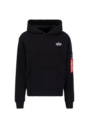 Alpha Industries SIGNATURE HOODY - Sweatshirt - black
