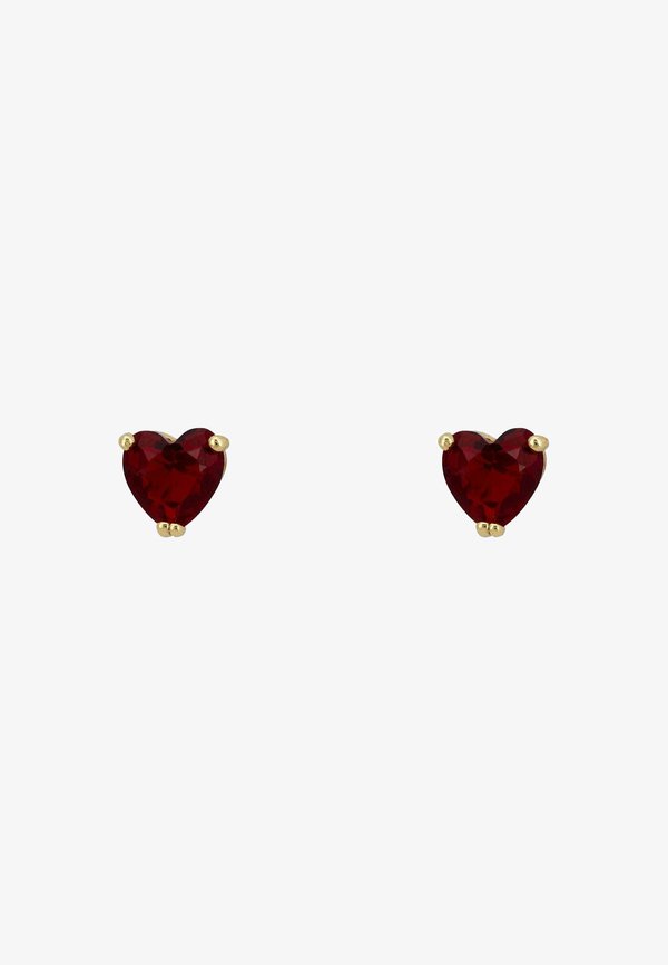 ASSCHER CUT HEART RUBY - Earrings4