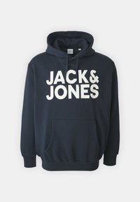 JJECORP LOGO - Sweat à capuche - navy blazer
